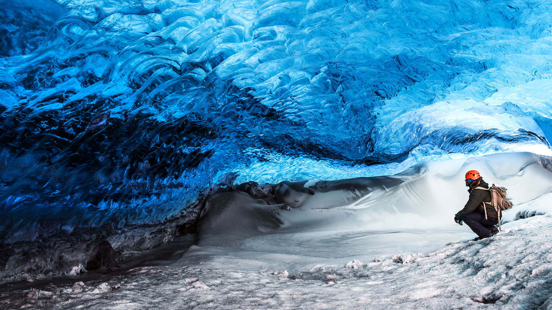 Iceland Glacier Caving